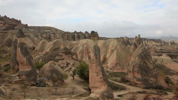 Famous city  Cappadocia in Turkey — Stock Video