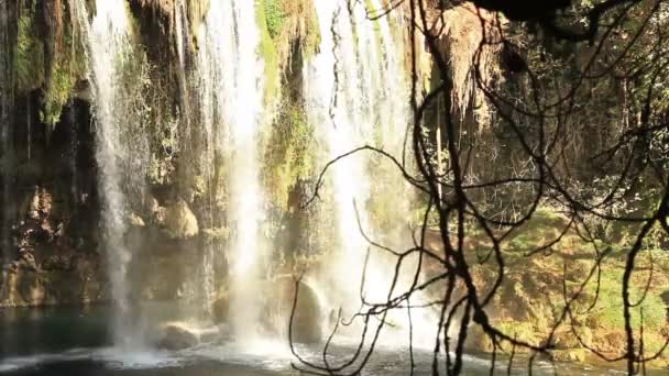 Dudenpark waterval — Stockvideo