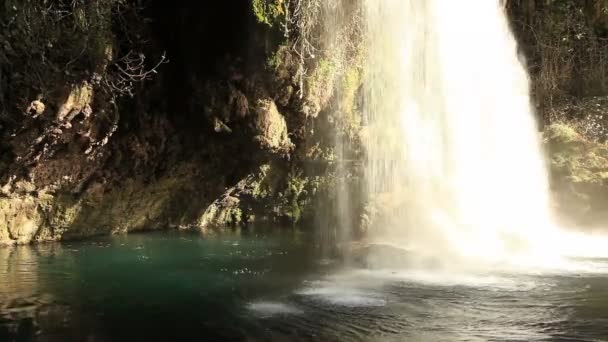 Duden waterfall — Stock Video