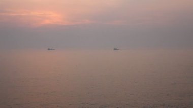 gün batımı 2 Hd 1080 p gemi.