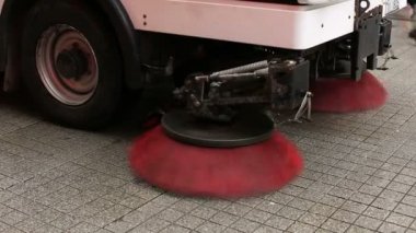 Araba yolun temizlik Temizlik