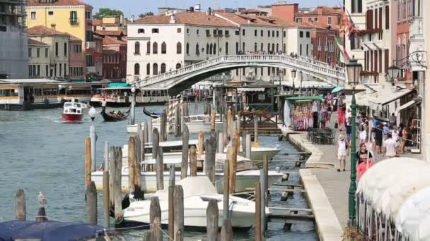 前往威尼斯的旅游 — 图库视频影像