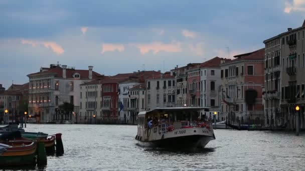 Uitzicht op de stad van Venetië (Venezia) — Stockvideo