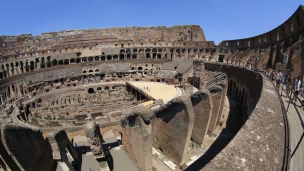 Roman Colesseum v Římě — Stock video