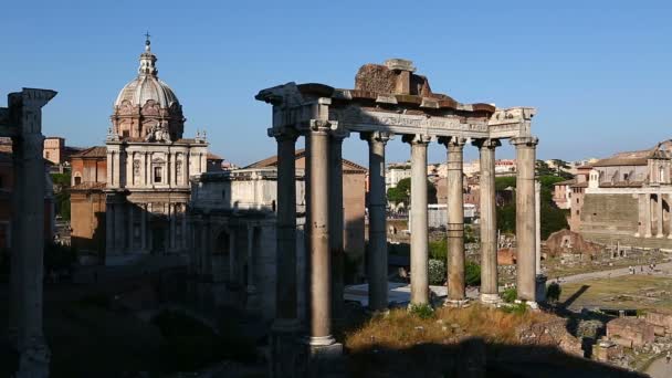 Forum Romanum z Říma — Stock video