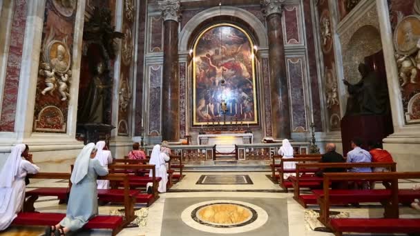 Interior Vaticano, Vaticano — Vídeos de Stock