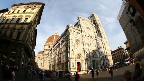 Domkyrkan santa maria del fiore — Stockvideo