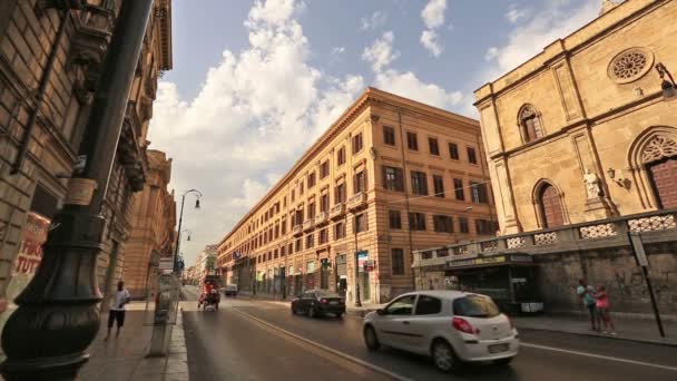 Vista da cidade de Palermo — Vídeo de Stock