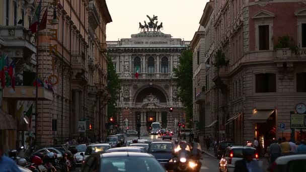 City View of Rome — Stock Video