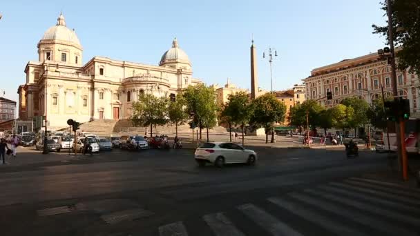 Basilica di Santa Maria Maggiore and Chapel Paolina — Stock Video
