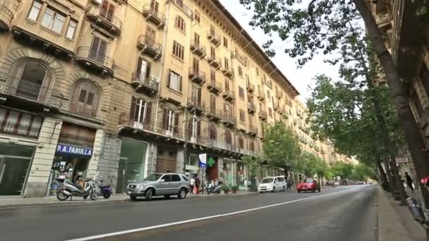 Tempo de lapso Vista da cidade de Palermo — Vídeo de Stock