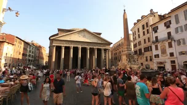 Time Lapse Pantheon of Rome — Stock Video