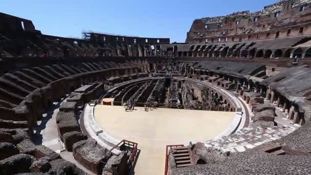 Roman Colesseum of Rome — Stock Video