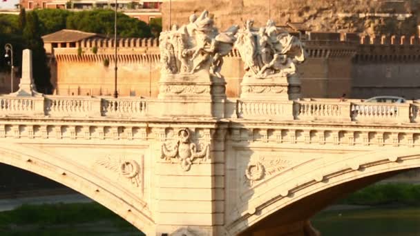 Castel Sant'angelo — Stok video