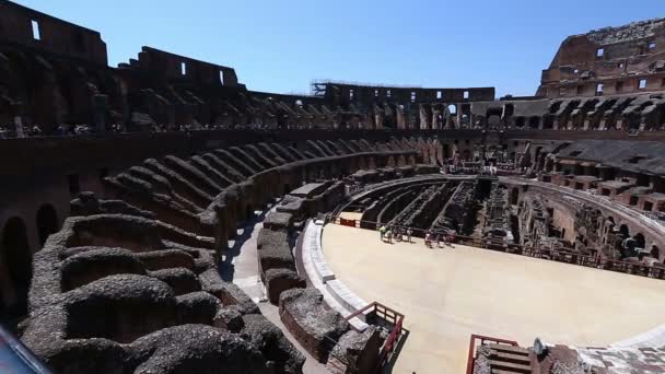 Roman Colesseum v Římě — Stock video