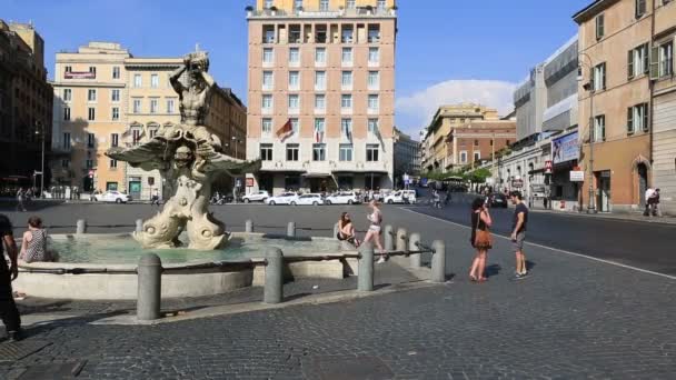 Utsikt över staden Rom — Stockvideo
