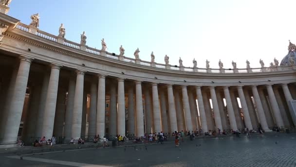 Cidade do Vaticano vista — Vídeo de Stock