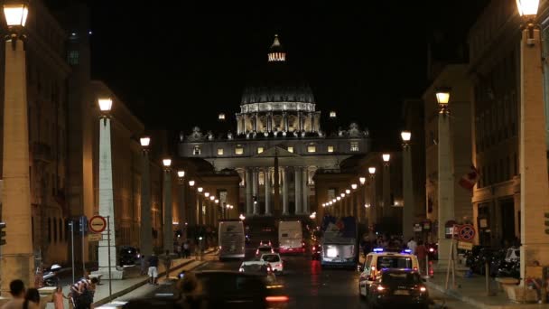 Άποψη της πόλης του Βατικανού — Αρχείο Βίντεο