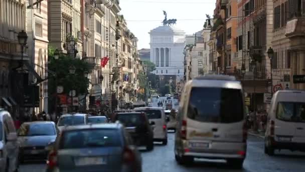 Veduta della città di Roma — Video Stock