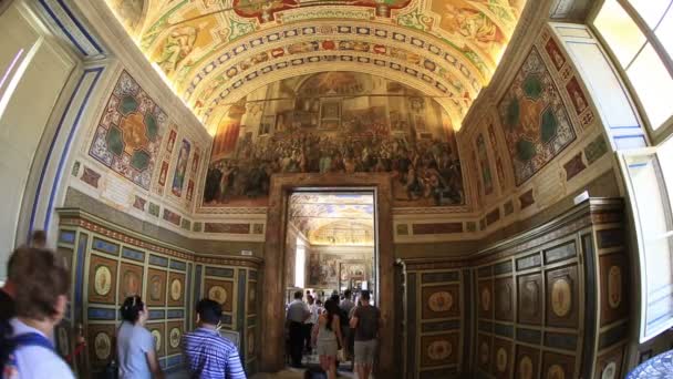 Museu do Vaticano — Vídeo de Stock