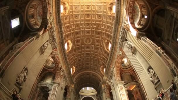 Interior Vaticano, Vaticano — Vídeos de Stock