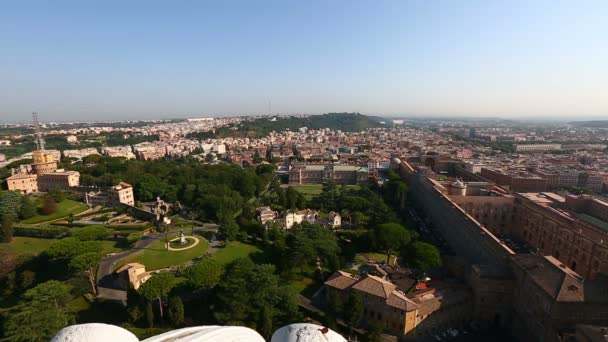 Vista sulla Città del Vaticano — Video Stock