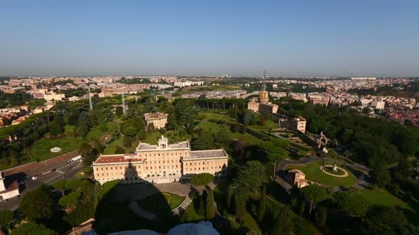 Cidade do Vaticano vista — Vídeo de Stock