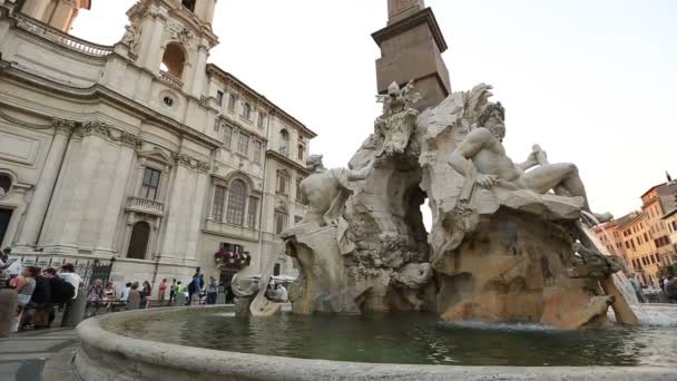 Piazza Navona — Stock videók