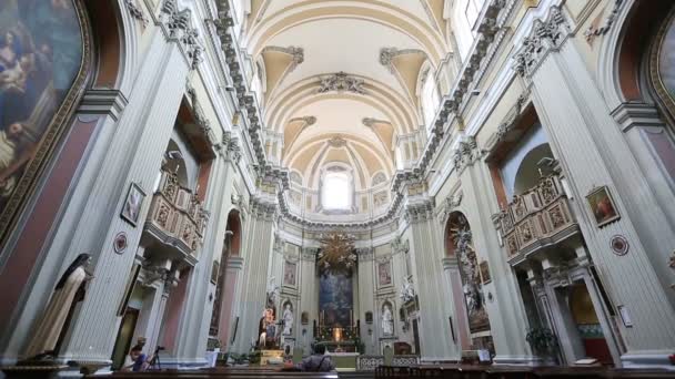 Chiesa di Santa Teresa alla Kalsa, Santa Teresa Kalsa kerk — Stockvideo