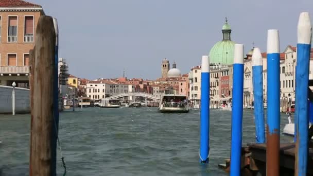 Şehir Manzaralı Venedik (Venezia) — Stok video