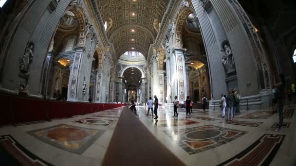 Interior Vatican, Vaticano — Stock Video