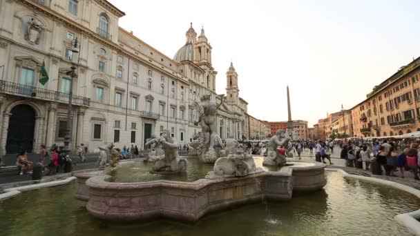 Piazza Navona — Vídeo de Stock