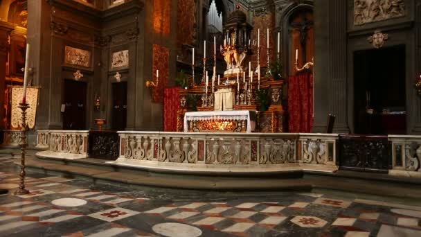 Chiesa Santi Michele e Gaetano, Iglesia de San Gaetano — Vídeo de stock