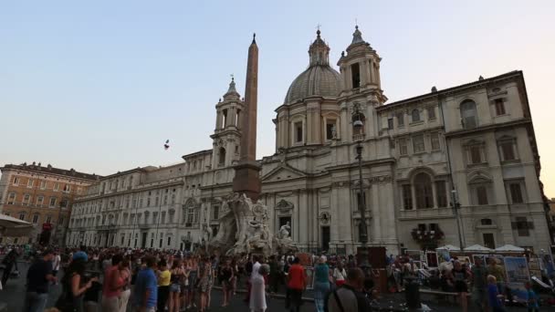 Piazza Navona — Vídeo de Stock