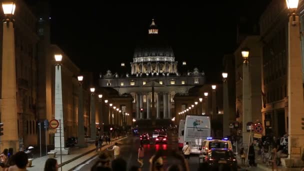 Vatikan Şehir Manzaralı — Stok video