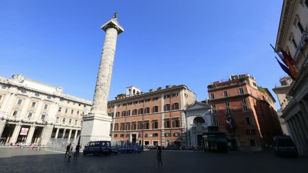 Colonna di Marco Aurelio — Video Stock