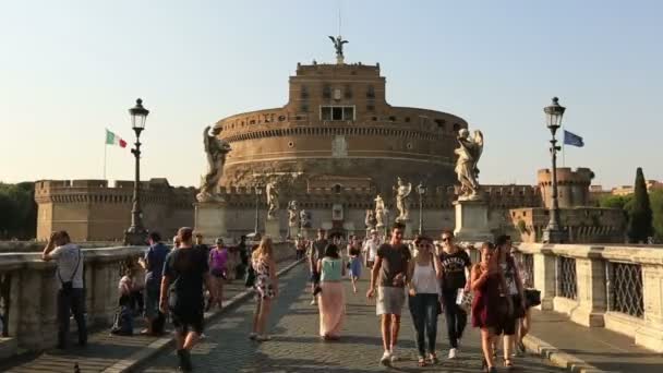 Castel Sant'angelo — Stockvideo