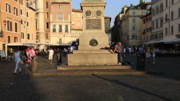 Campo de 'Fiori — Vídeo de Stock