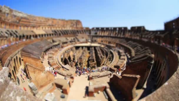 Roman Colesseum van Rome — Stockvideo