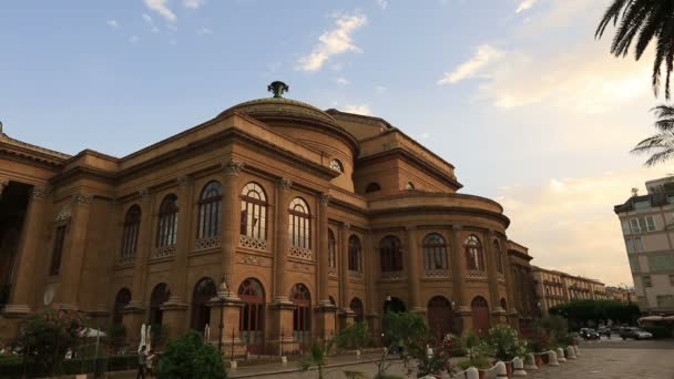 Teatro Massimo Opera House — Vídeo de stock