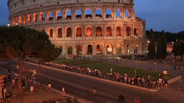 Coliseo Romano de Roma — Vídeo de stock