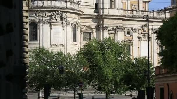 Basílica de Santa Maria Maior e Capela Paolina — Vídeo de Stock