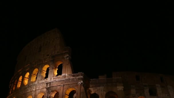 Roman Colesseum van Rome — Stockvideo