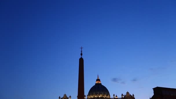 Ciudad del Vaticano vista — Vídeos de Stock