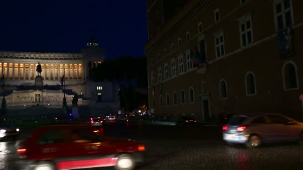 Vittorio Emanuele Monument — Stockvideo