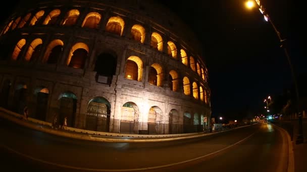 Roman Colesseum van Rome — Stockvideo