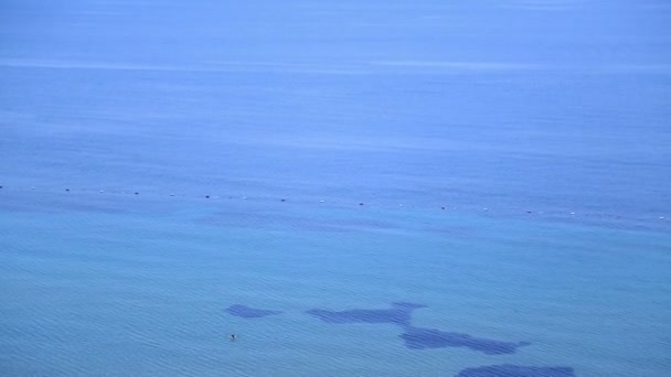 Vue aérienne de la belle plage — Video