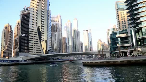 Дубайская гавань 6 — стоковое видео
