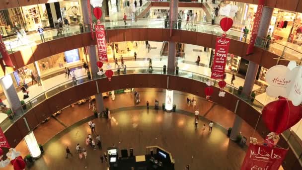 Die dubai mall — Stockvideo