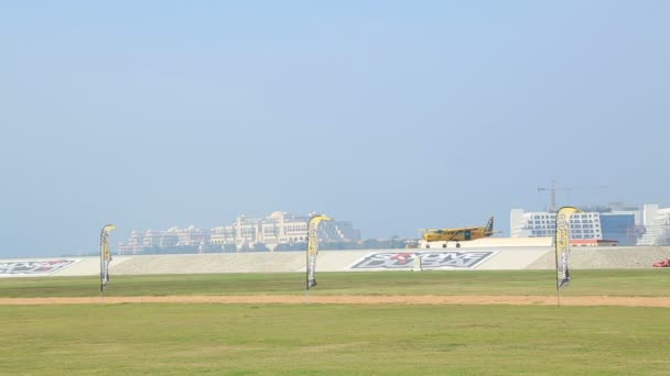 Dubai Vista para a área de Skydive — Vídeo de Stock